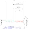 Garant VHM-HPC fúró Weldon DIN 6535 HB 4,5 mm
