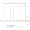 VHM-HPC fúró Weldon DIN 6535 HB 8 mm