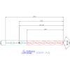 Holex Holex Pro Steel VHM fúró, Weldon DIN 6535 HB 14,5 mm