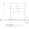 Holex Holex Pro Steel VHM fúró, Weldon DIN 6535 HB 6,3 mm