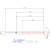 Holex Holex Pro Steel VHM fúró, Weldon DIN 6535 HB 9,2 mm