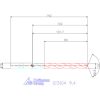 Holex Holex Pro Steel VHM fúró, Weldon DIN 6535 HB 9,4 mm