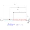 Holex Holex Pro Steel VHM fúró, Weldon DIN 6535 HB 9,8 mm