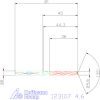 Holex VHM nagy teljesítményű fúró Weldon DIN 6535 HB 4,6 mm