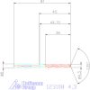 Holex VHM nagy teljesítményű fúró Whistle-Notch DIN 6535 HE 4,3 mm