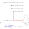 Holex VHM nagy teljesítményű fúró Whistle-Notch DIN 6535 HE 5,8 mm