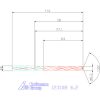 Holex VHM nagy teljesítményű fúró Whistle-Notch DIN 6535 HE 6,2 mm