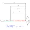 Holex VHM nagy teljesítményű fúró Whistle-Notch DIN 6535 HE 6,5 mm