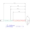 Holex VHM nagy teljesítményű fúró Whistle-Notch DIN 6535 HE 7,4 mm