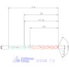 Holex VHM nagy teljesítményű fúró Whistle-Notch DIN 6535 HE 7,5 mm