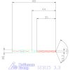 Garant VHM-HPC fúró Weldon DIN 6535 HB 3,3 mm