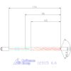 Garant VHM-HPC fúró Weldon DIN 6535 HB 6,6 mm