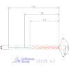 Garant VHM-HPC fúró Weldon DIN 6535 HB 6,7 mm