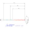 Garant VHM-HPC fúró Weldon DIN 6535 HB 6,8 mm