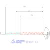 Garant VHM-HPC fúró Weldon DIN 6535 HB 7,7 mm