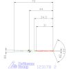 VHM-HPC fúró hengeres szárral DIN 6535 HA 2 mm