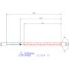 HOLEX Pro Steel VHM fúró, Weldon DIN 6535 HB 10 mm
