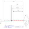 Holex Holex Pro Steel VHM fúró, Weldon DIN 6535 HB 3,4 mm