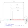 Holex Holex Pro Steel VHM fúró, Weldon DIN 6535 HB 4,3 mm