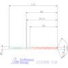 Holex VHM nagy teljesítményű fúró Whistle-Notch DIN 6535 HE 3,8 mm