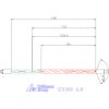 Holex VHM nagy teljesítményű fúró Whistle-Notch DIN 6535 HE 6,8 mm