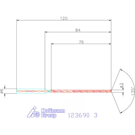 Garant VHM-HPC mélyfurat fúró hengeres szárral DIN 6535 HA 20×D 3 mm