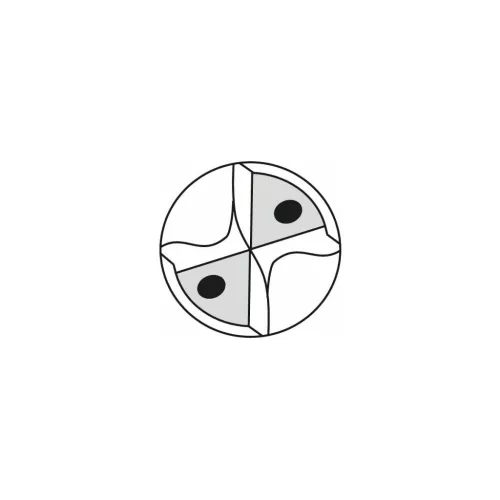 Garant VHM-HPC mélyfurat fúró hengeres szárral DIN 6535 HA 30×D 2 mm