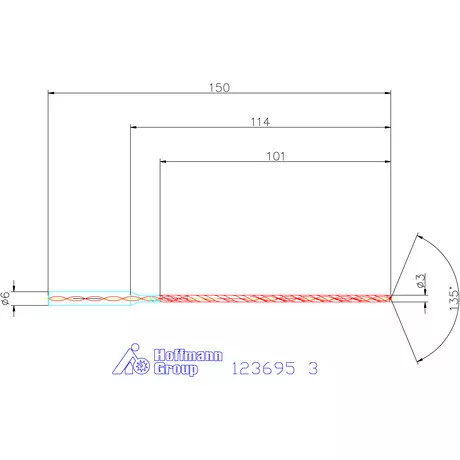 Garant VHM-HPC mélyfurat fúró hengeres szárral DIN 6535 HA 30×D 3 mm