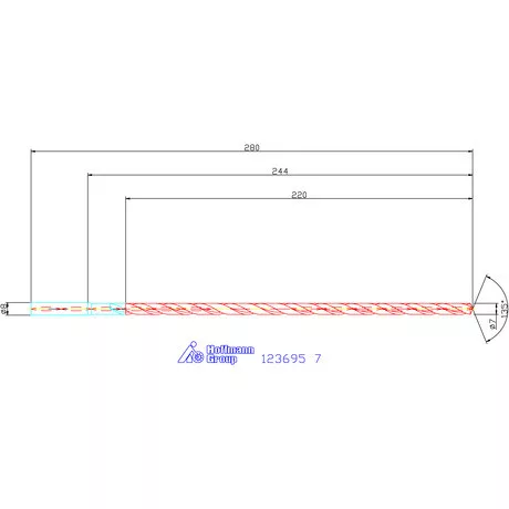 Garant VHM-HPC mélyfurat fúró hengeres szárral DIN 6535 HA 30×D 7 mm