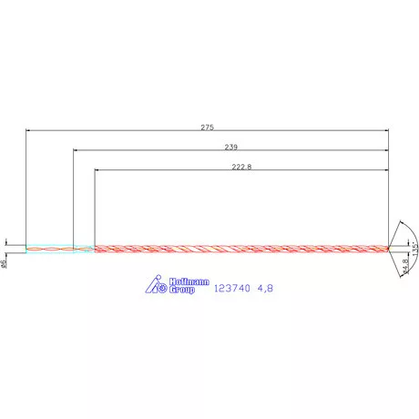 Garant VHM-HPC mélyfurat fúró hengeres szárral DIN 6535 HA 40×D 4,8 mm