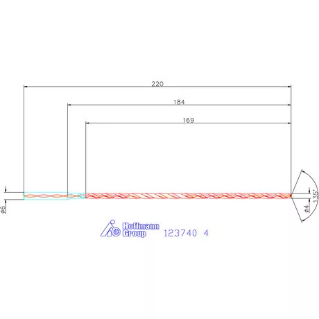 Garant VHM-HPC mélyfurat fúró hengeres szárral DIN 6535 HA 40×D 4 mm