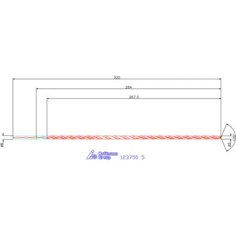 Garant VHM-HPC mélyfurat fúró hengeres szárral DIN 6535 HA 50×D 5 mm