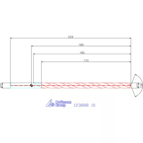 Garant Garant Master Steel DEEP VHM mélyfurat fúró hengeres szárral DIN 6535 HA 16×D 10 mm