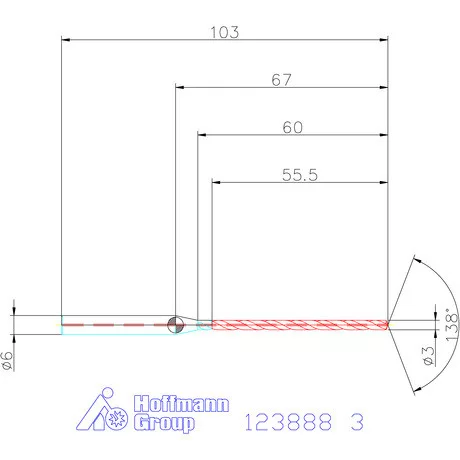Garant Garant Master Steel DEEP VHM mélyfurat fúró hengeres szárral DIN 6535 HA 16×D 3 mm