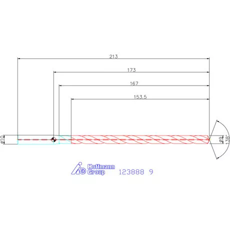 Garant Garant Master Steel DEEP VHM mélyfurat fúró hengeres szárral DIN 6535 HA 16×D 9 mm