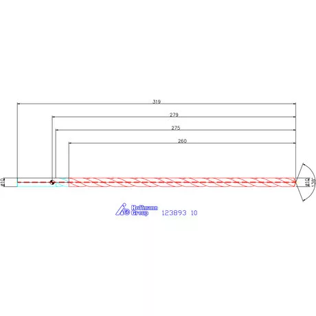Garant Garant Master Steel DEEP VHM mélyfurat fúró hengeres szárral DIN 6535 HA 25×D 10 mm