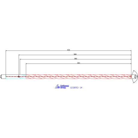 Garant Garant Master Steel DEEP VHM mélyfurat fúró hengeres szárral DIN 6535 HA 25×D 14 mm