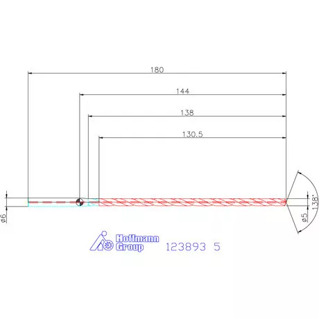 Garant Garant Master Steel DEEP VHM mélyfurat fúró hengeres szárral DIN 6535 HA 25×D 5 mm