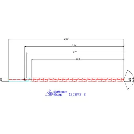 Garant Garant Master Steel DEEP VHM mélyfurat fúró hengeres szárral DIN 6535 HA 25×D 8 mm