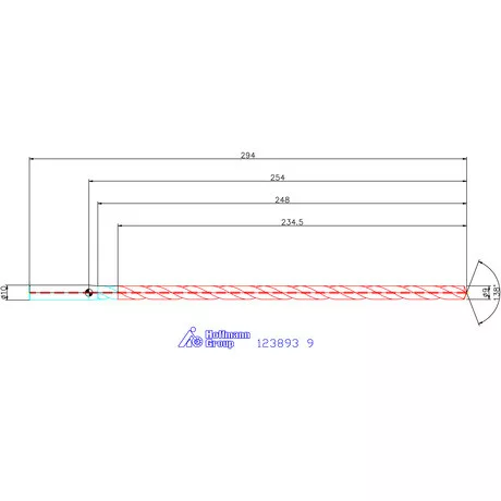 Garant Garant Master Steel DEEP VHM mélyfurat fúró hengeres szárral DIN 6535 HA 25×D 9 mm