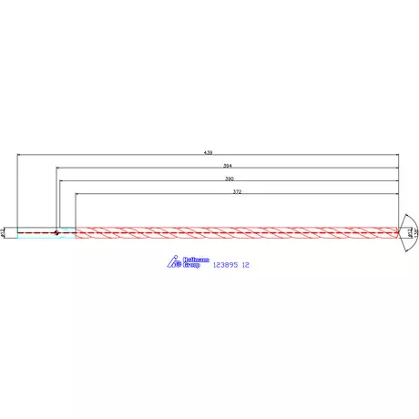 Garant Garant Master Steel DEEP VHM mélyfurat fúró hengeres szárral DIN 6535 HA 30×D 12 mm