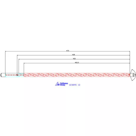 Garant Garant Master Steel DEEP VHM mélyfurat fúró hengeres szárral DIN 6535 HA 30×D 13 mm