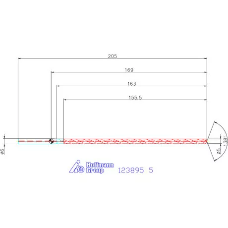 Garant Garant Master Steel DEEP VHM mélyfurat fúró hengeres szárral DIN 6535 HA 30×D 5 mm