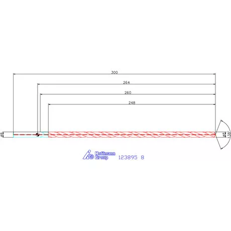 Garant Garant Master Steel DEEP VHM mélyfurat fúró hengeres szárral DIN 6535 HA 30×D 8 mm