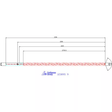 Garant Garant Master Steel DEEP VHM mélyfurat fúró hengeres szárral DIN 6535 HA 30×D 9 mm