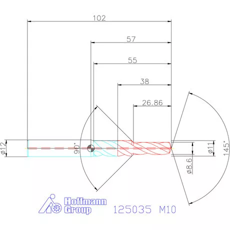 Garant Garant Master Steel FEED VHM lépcsős fúró M10