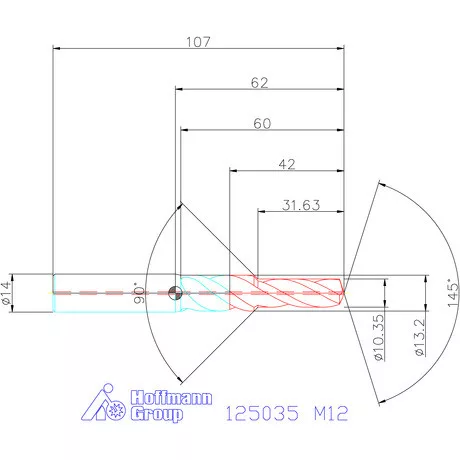 Garant Garant Master Steel FEED VHM lépcsős fúró M12