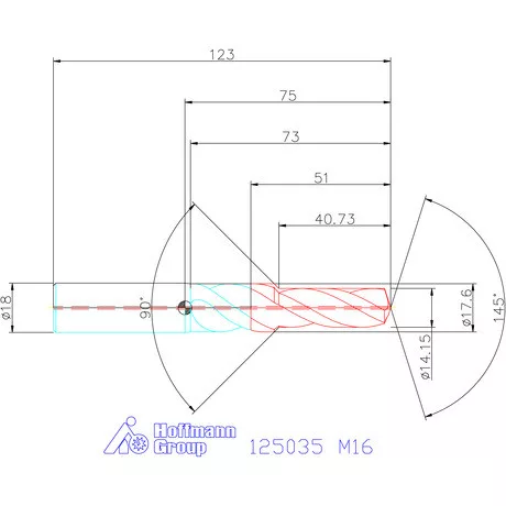 Garant Garant Master Steel FEED VHM lépcsős fúró M16