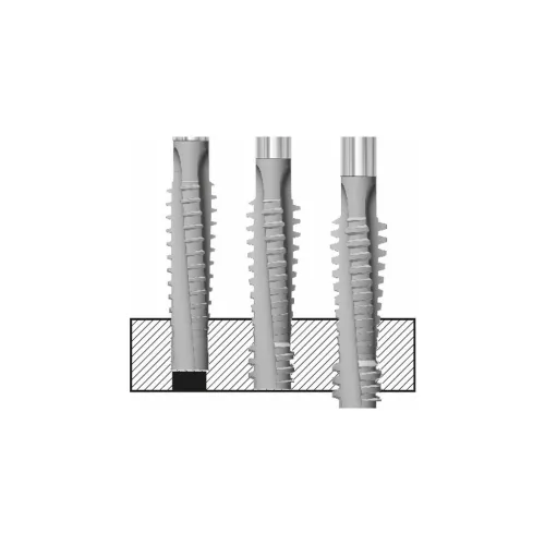 Garant Trapéz kézi menetfúró készlet TR14X4