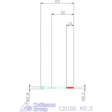 Garant Gépi menetfúró M2,3